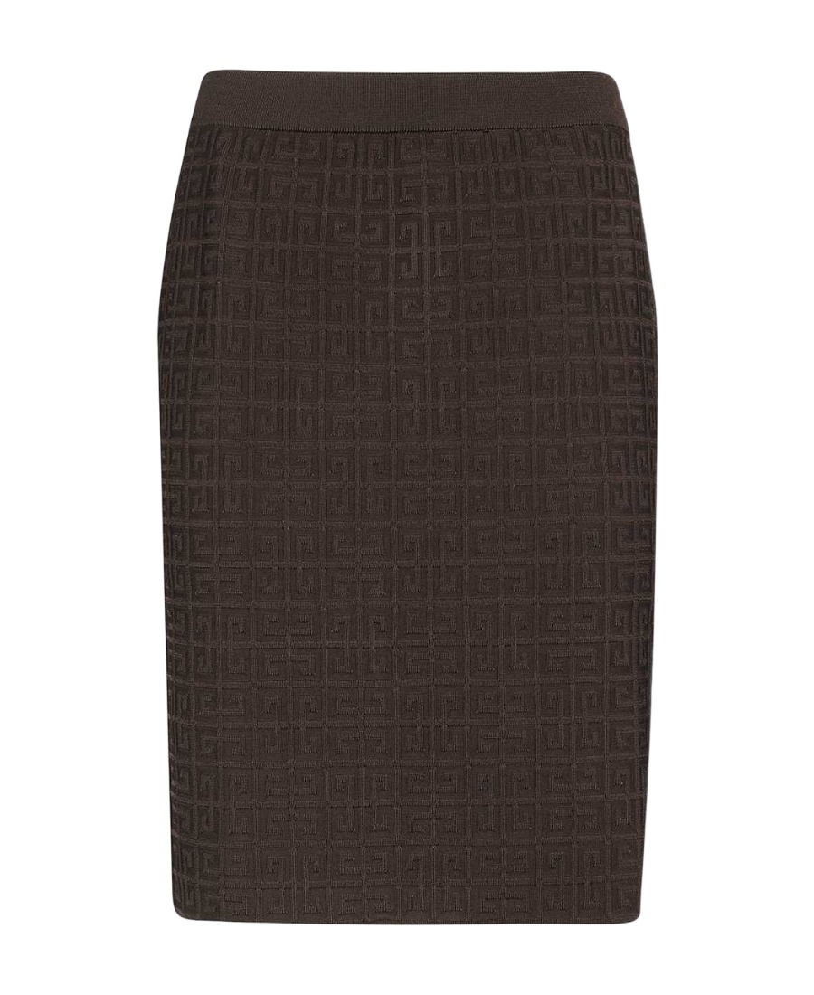 Givenchy 4g Motif Mini Skirt In Black