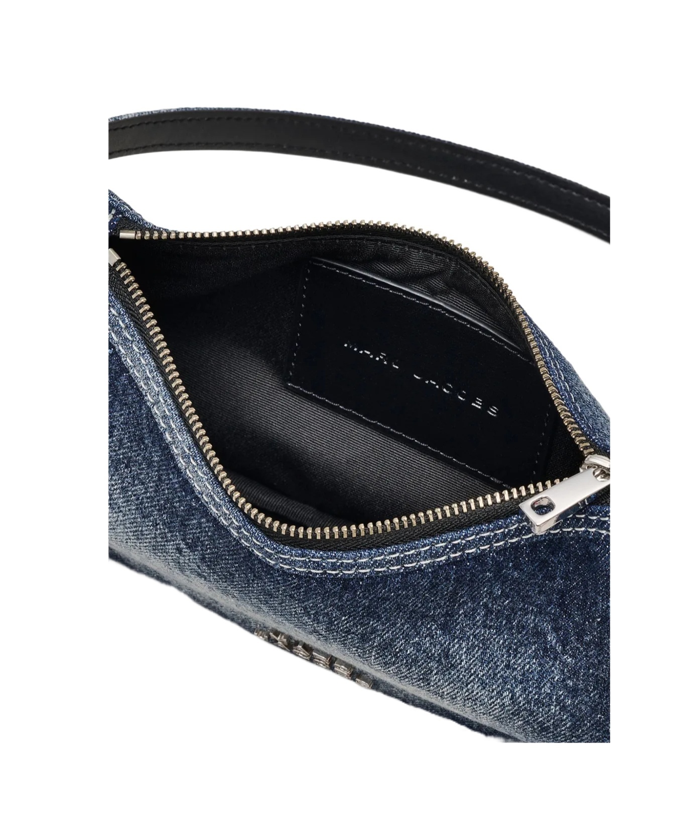 Marc Jacobs Shoulder Bag Star Studs Chain Strap In Blue