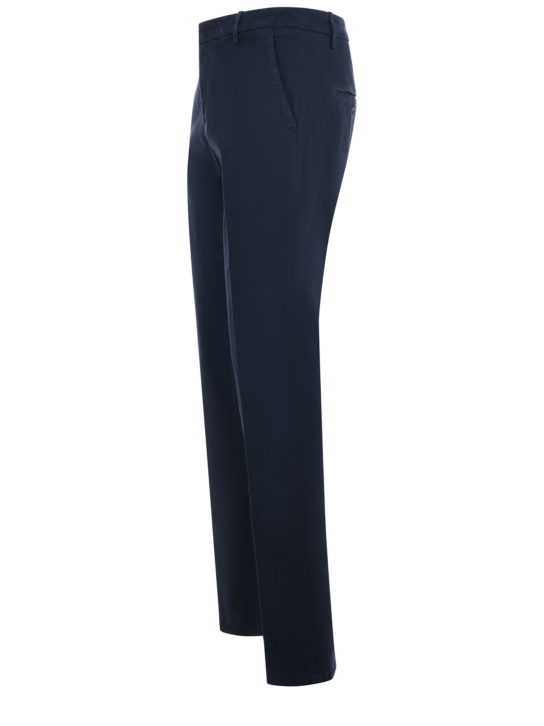 Dondup Belt Loop Casual Pants In Blue
