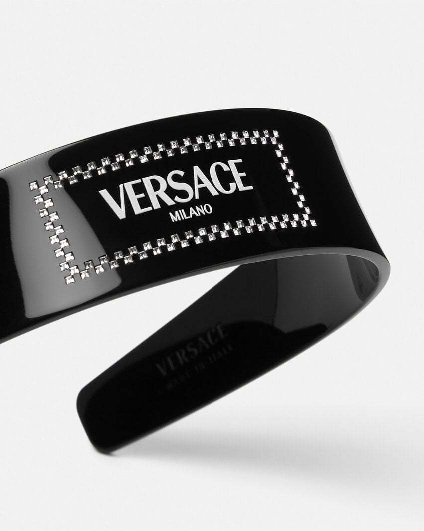 VERSACE CRYSTAL MILANO HAIR BAND 