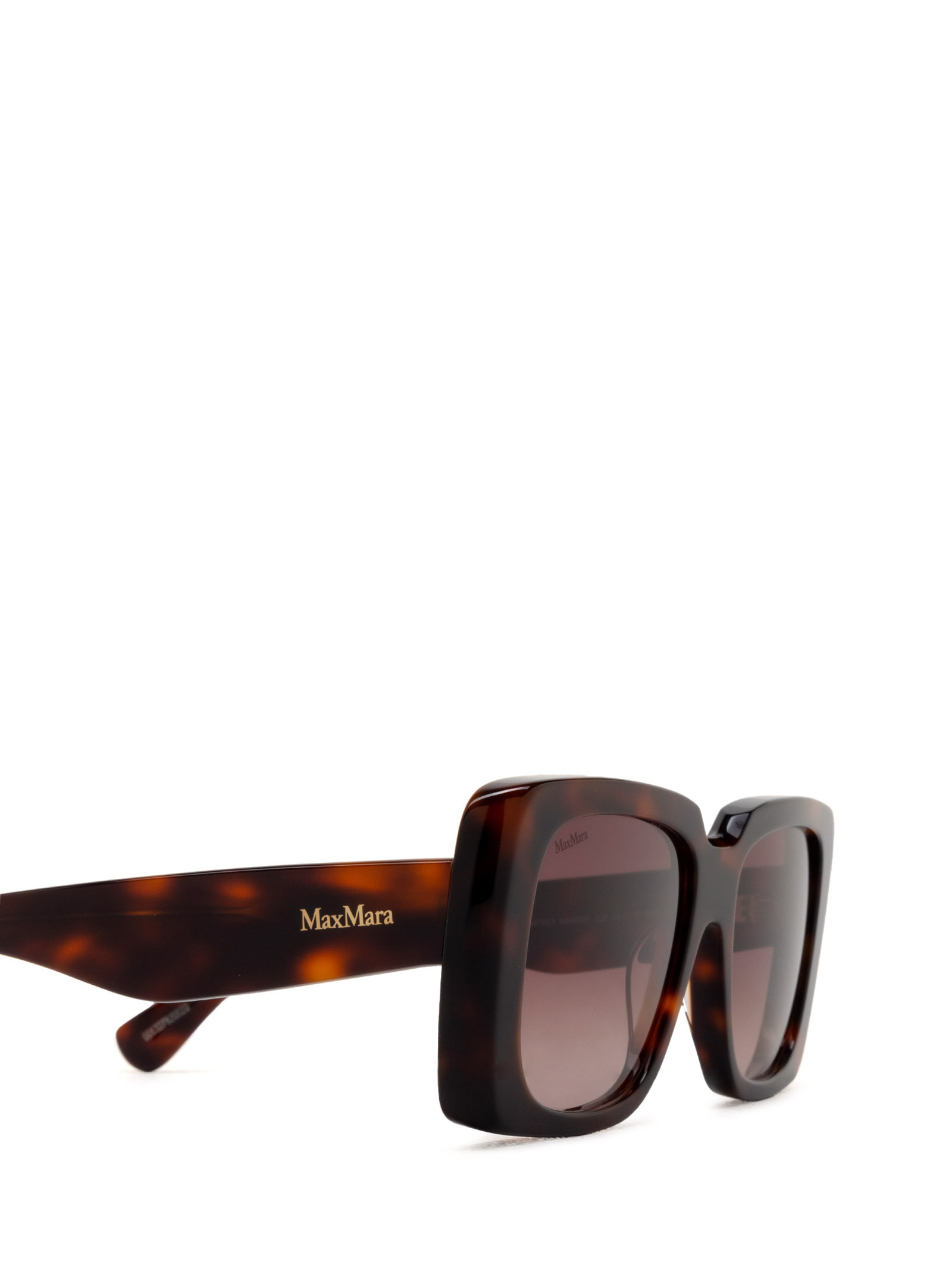 Max Mara Logo Sunglasses In Black