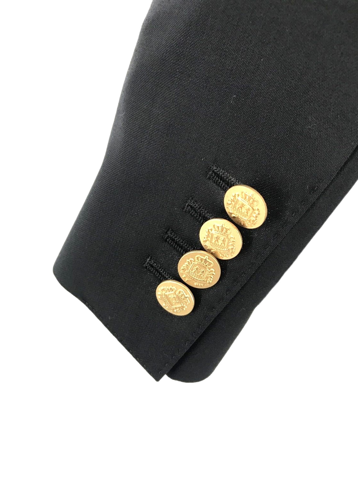 Dolce & Gabbana Long Sleeved Suit Jacket In Black