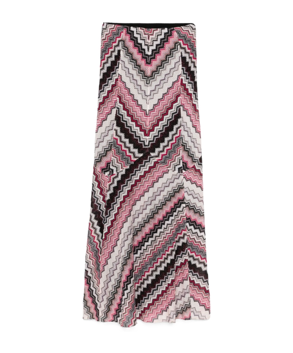 Missoni Multicolor Pink And Brown Long Skirt In Multicolor