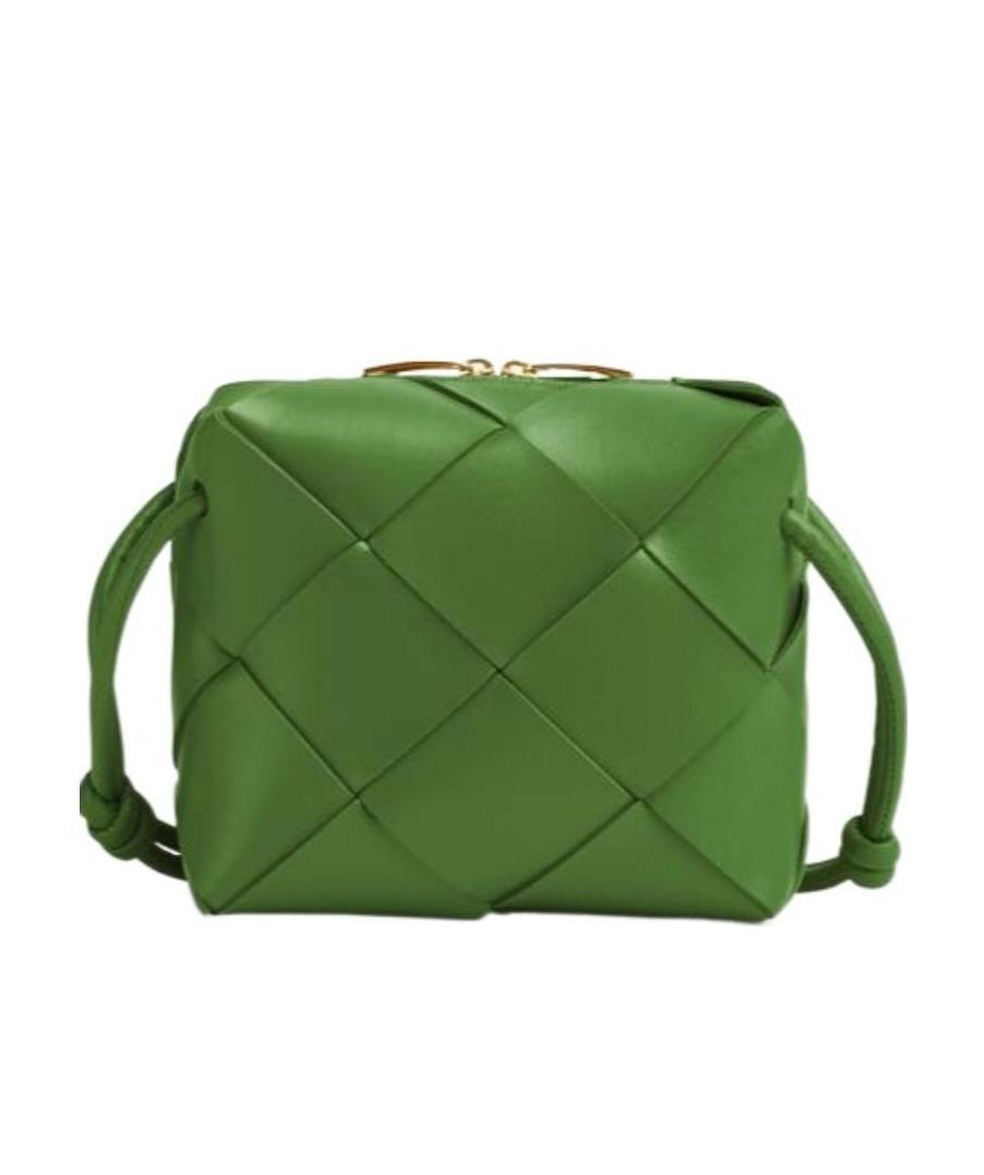 Bottega Veneta Mini Box Camera Shoulder Bag In Green