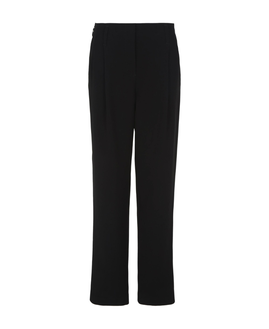 Giorgio Armani Belt Ring Casual Pants In Black