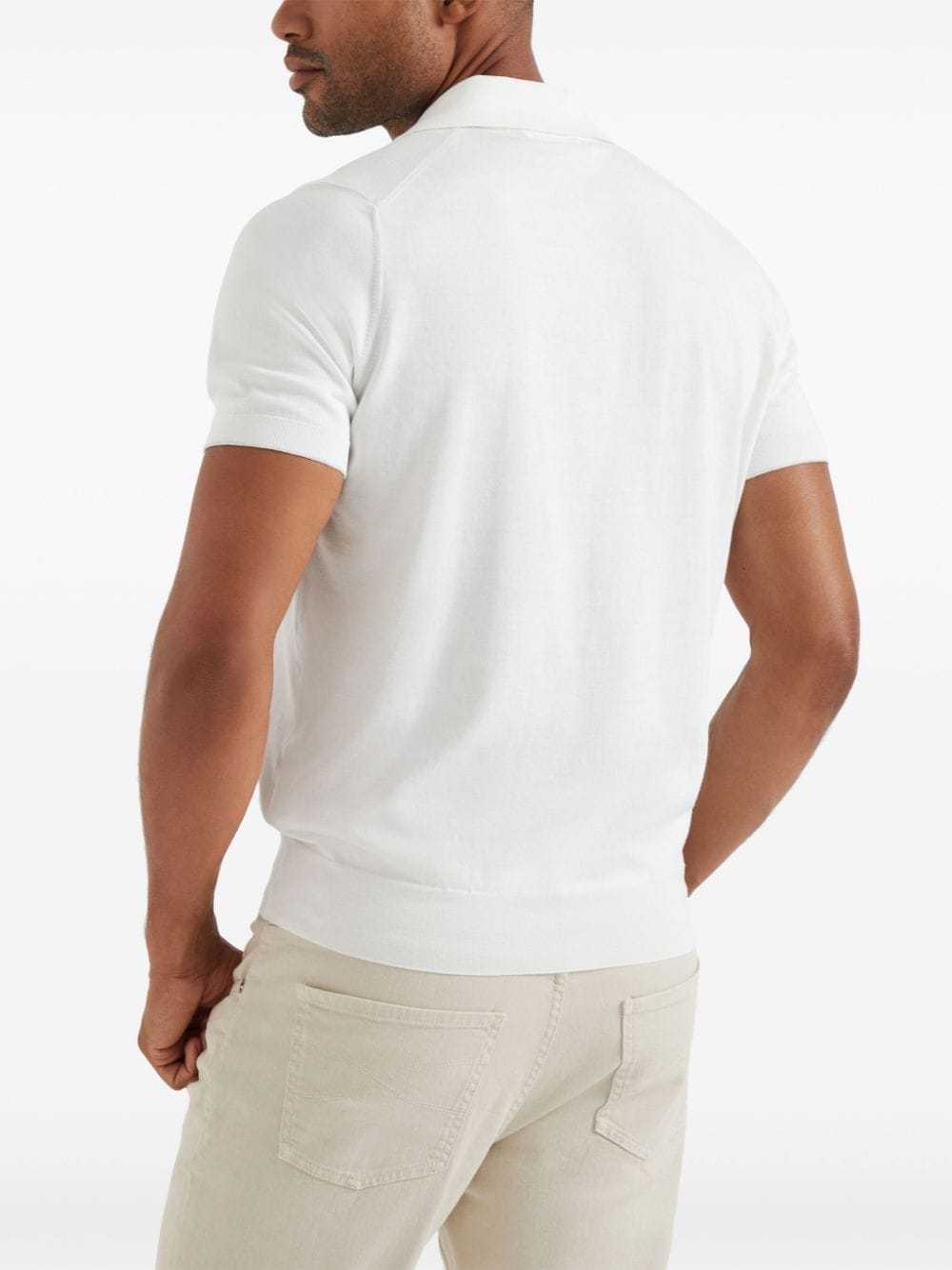 BRUNELLO CUCINELLI BRUNELLO CUCINELLI SHORT-SLEEVED BUTTONED POLO SHIRT