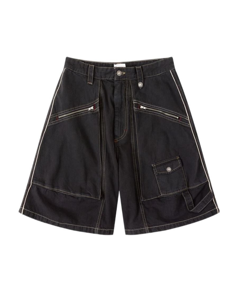 Isabel Marant Four-pocket Bermuda Shorts In Black