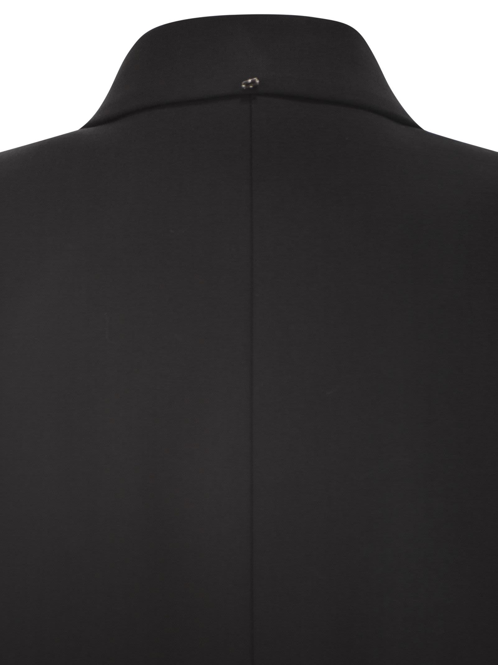 Sportmax Long-sleeved Suit Jacket In Black