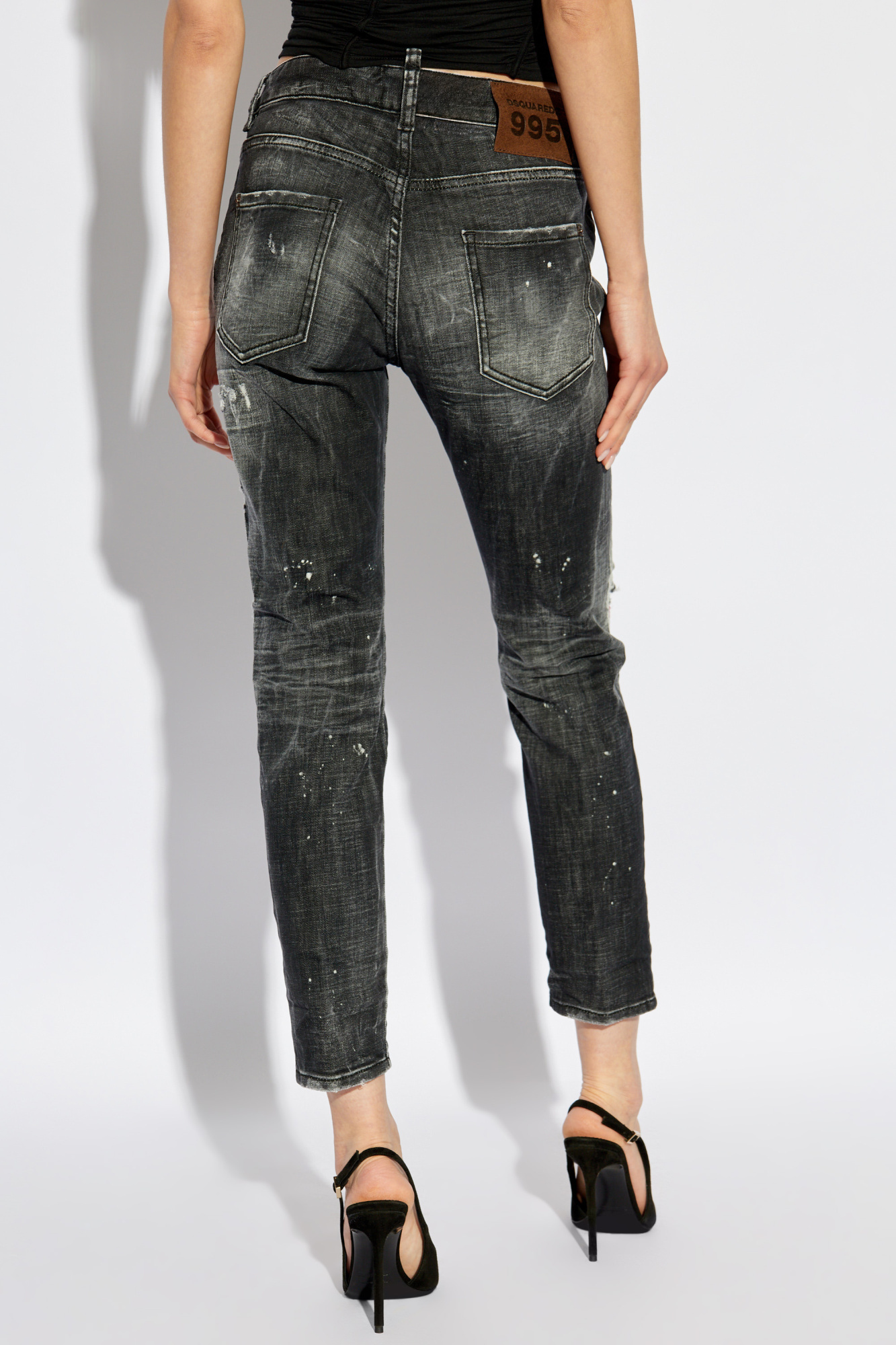 DSQUARED2 DSQUARED2 DISTRESSED SKINNY JEANS