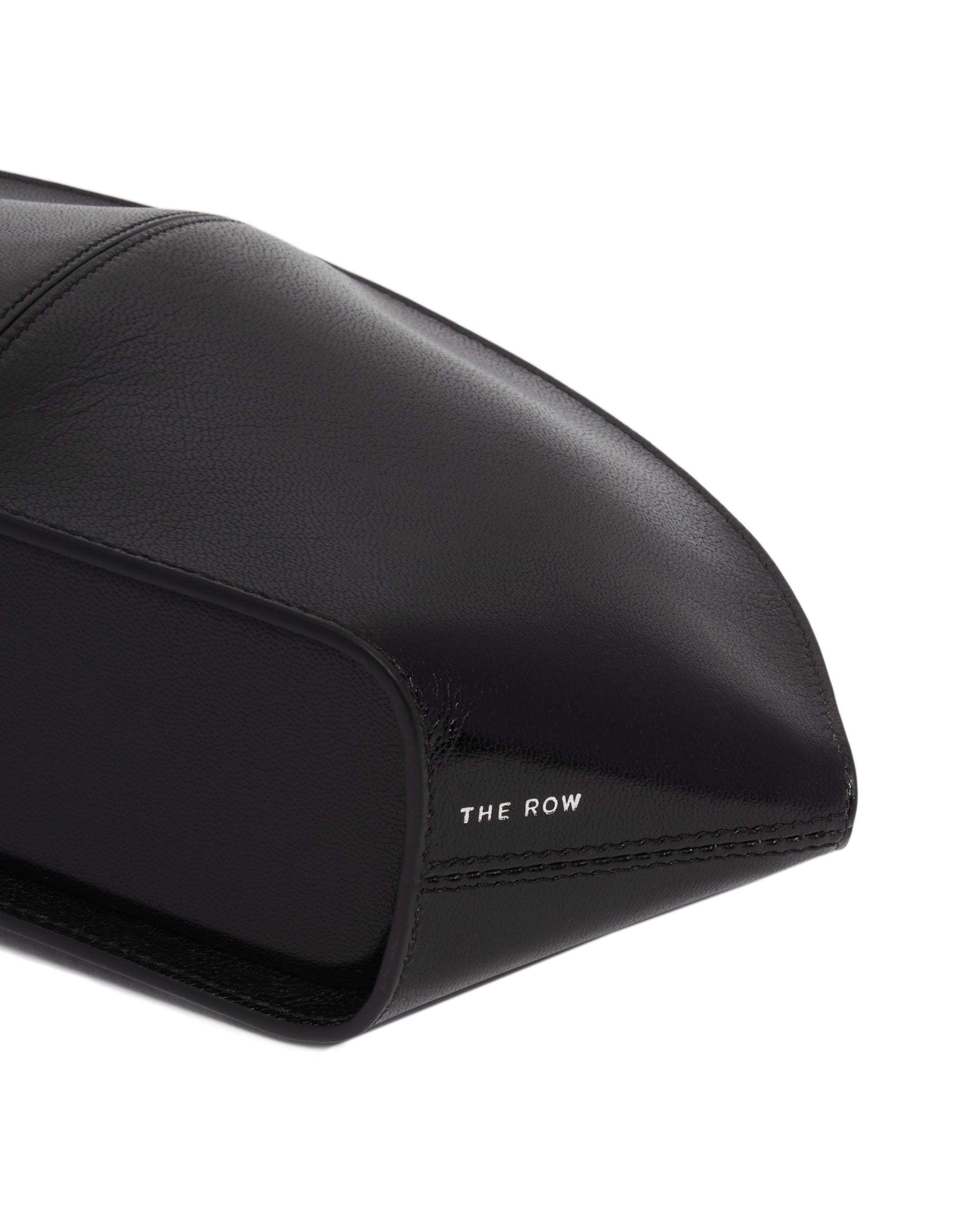 The Row Logo Clutch In Black