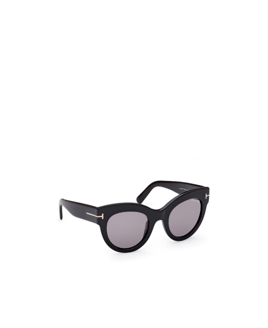 Tom Ford Lucilla 51mm Gradient Cat Eye Sunglasses In Black