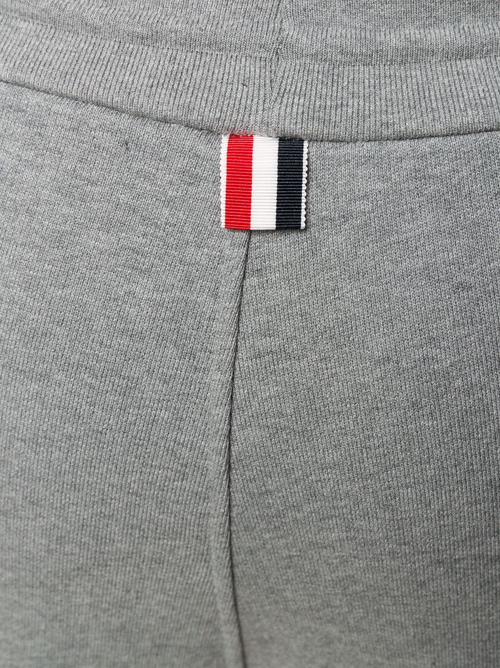 Thom Browne Rwb-stripe Cotton Track Pants In Gray