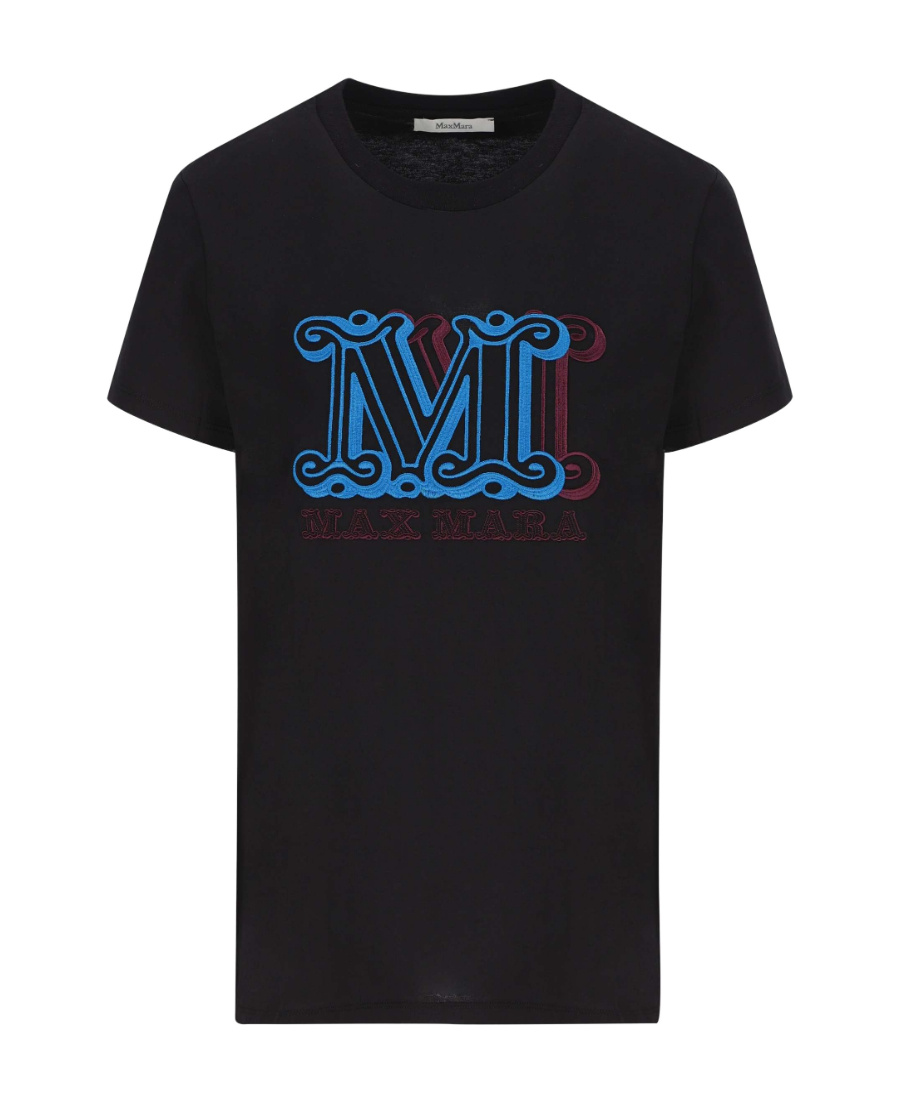 Max Mara Logo-print T-shirt In Black