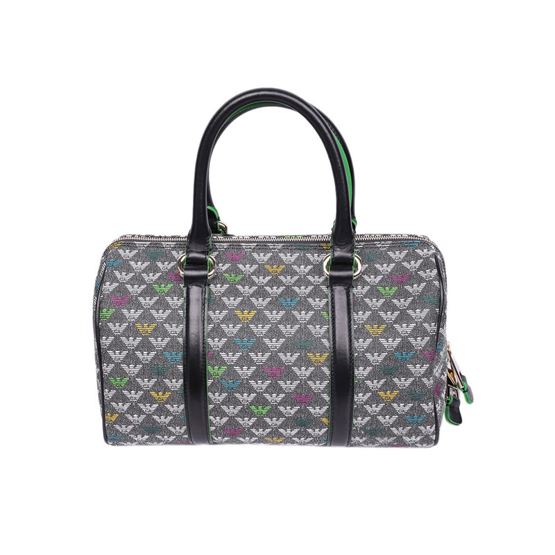 Emporio Armani Logo Handbag In Gray