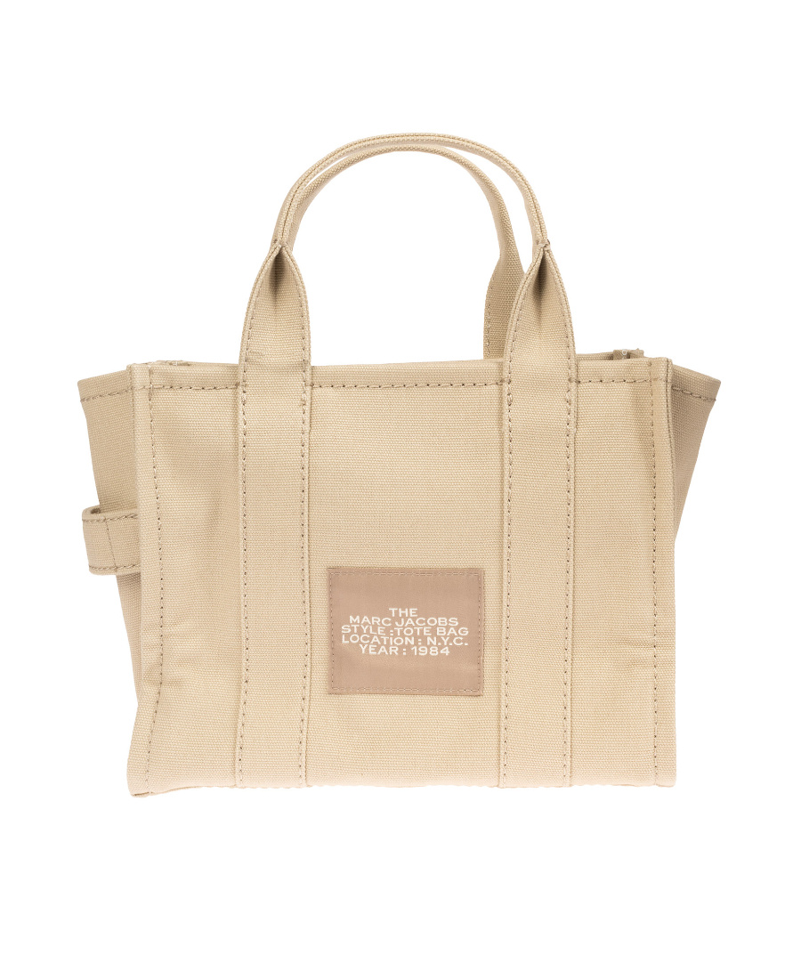 Marc Jacobs Marc Traveller Mini Logo Cnvs Tote Bag In Nude
