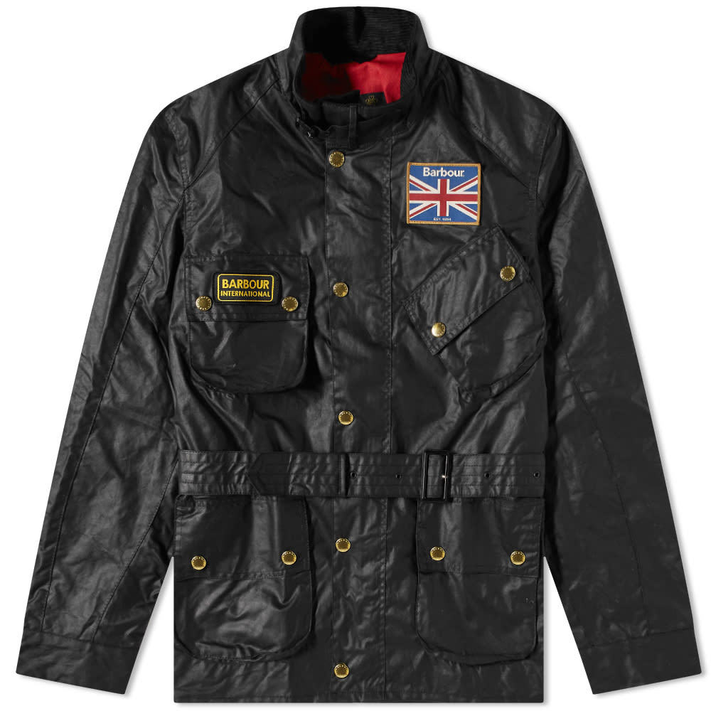 Barbour Long-sleeved Casual Jacket In Black