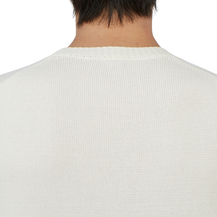 Drumohr Crew-neck Merino Jumper In White
