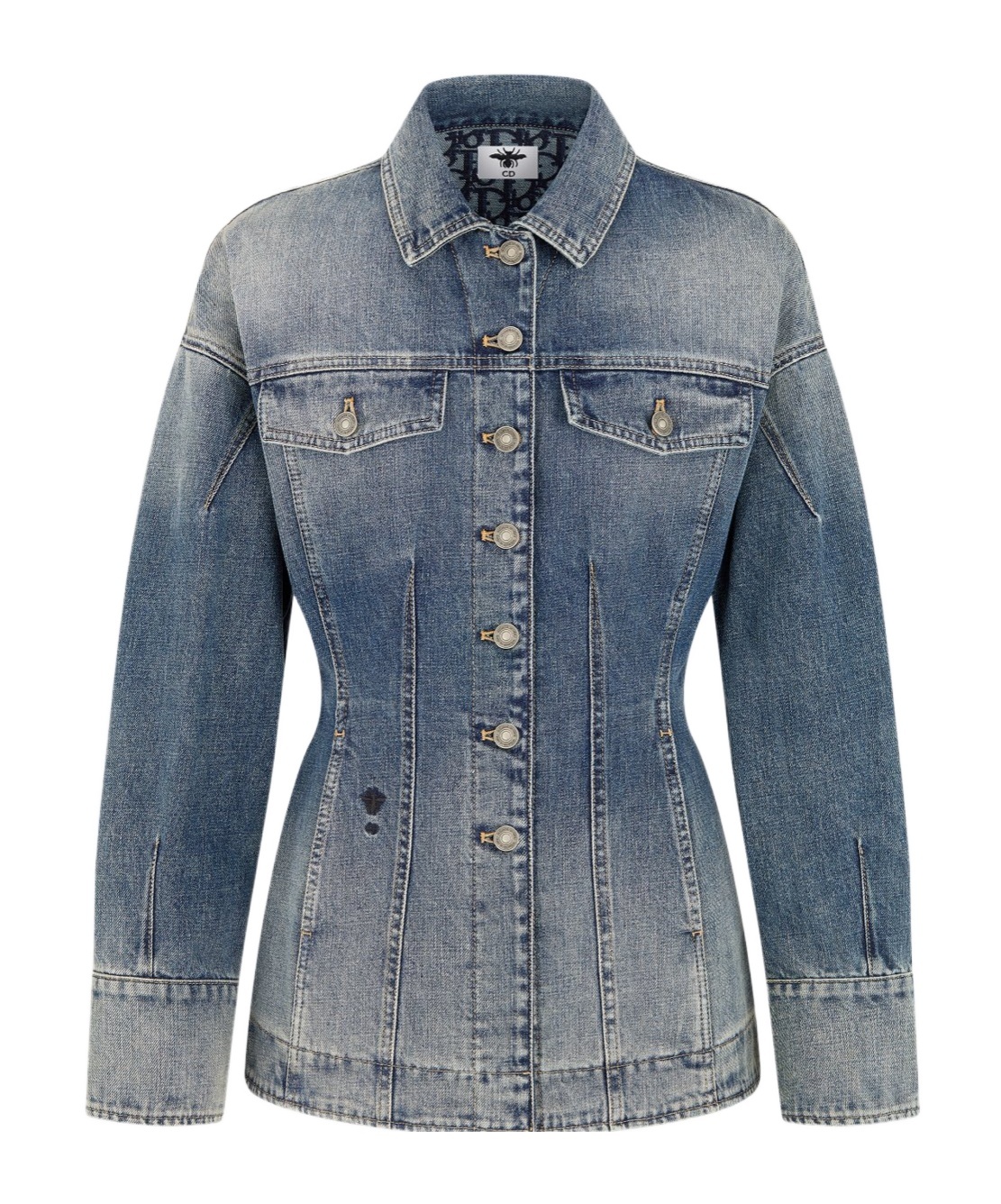 Dior Fitted Jacket In Blue