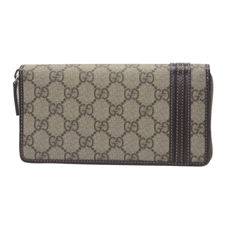 Gucci Gg Jacquard Clutch Bag In Gray