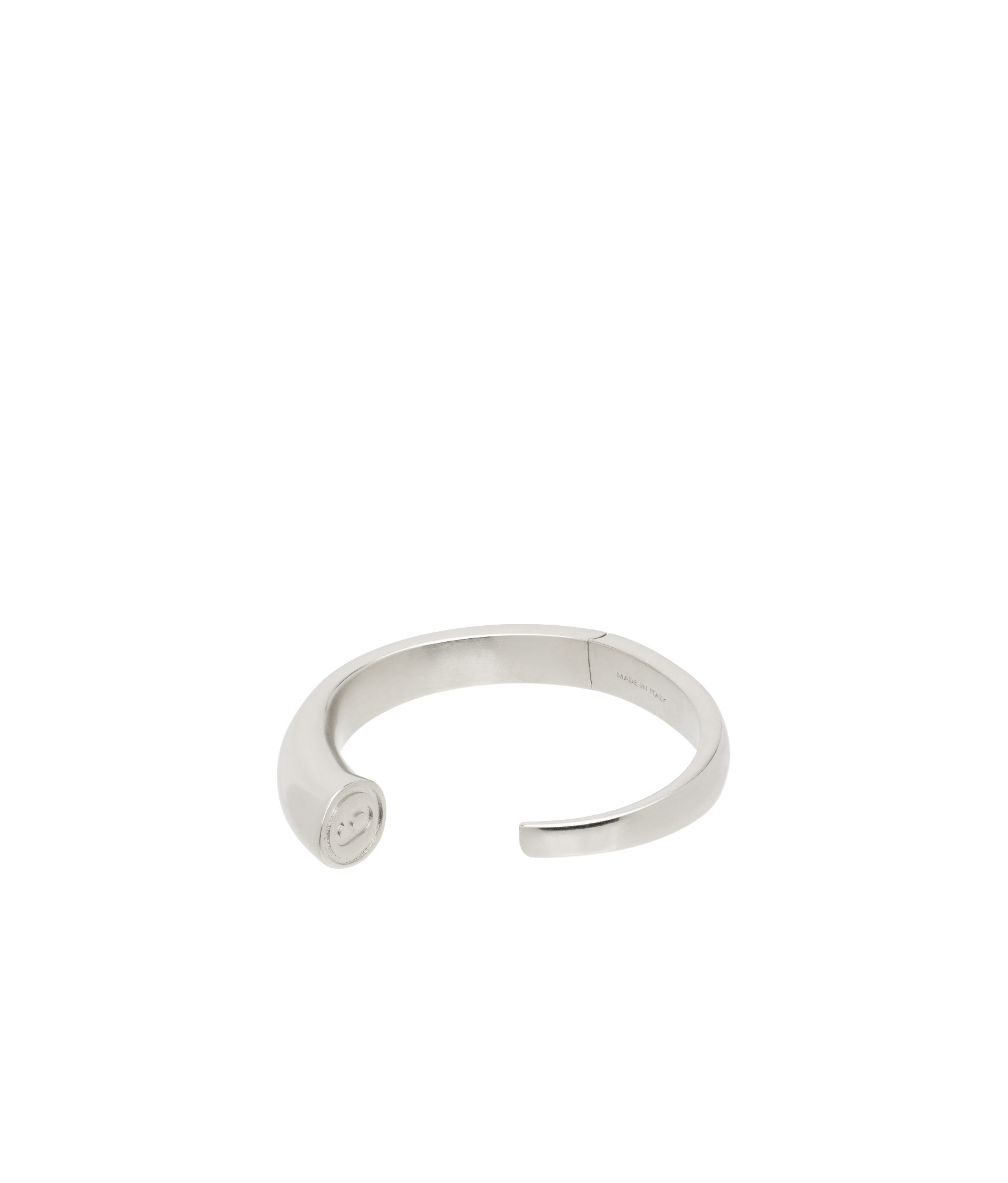 Mm6 Maison Margiela Open Cuff Bracelet In White