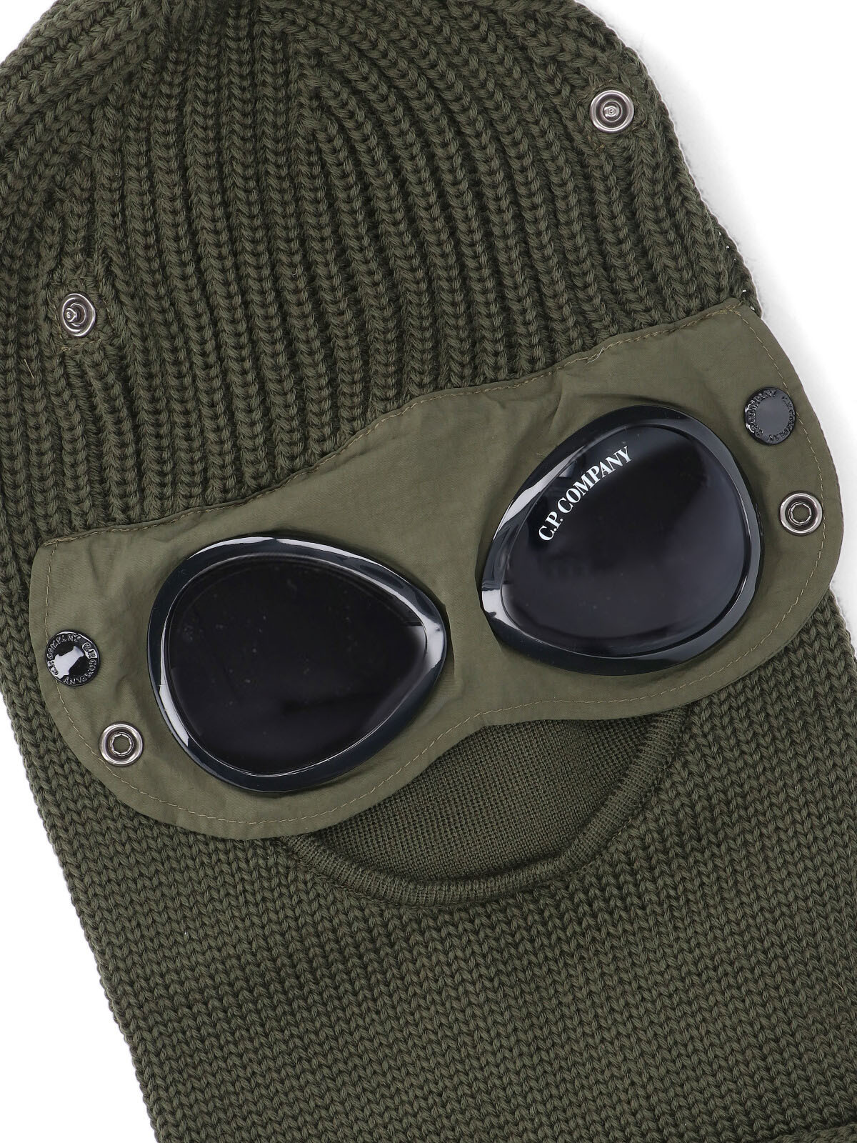 C.p. Company Wool Balaclava In Black