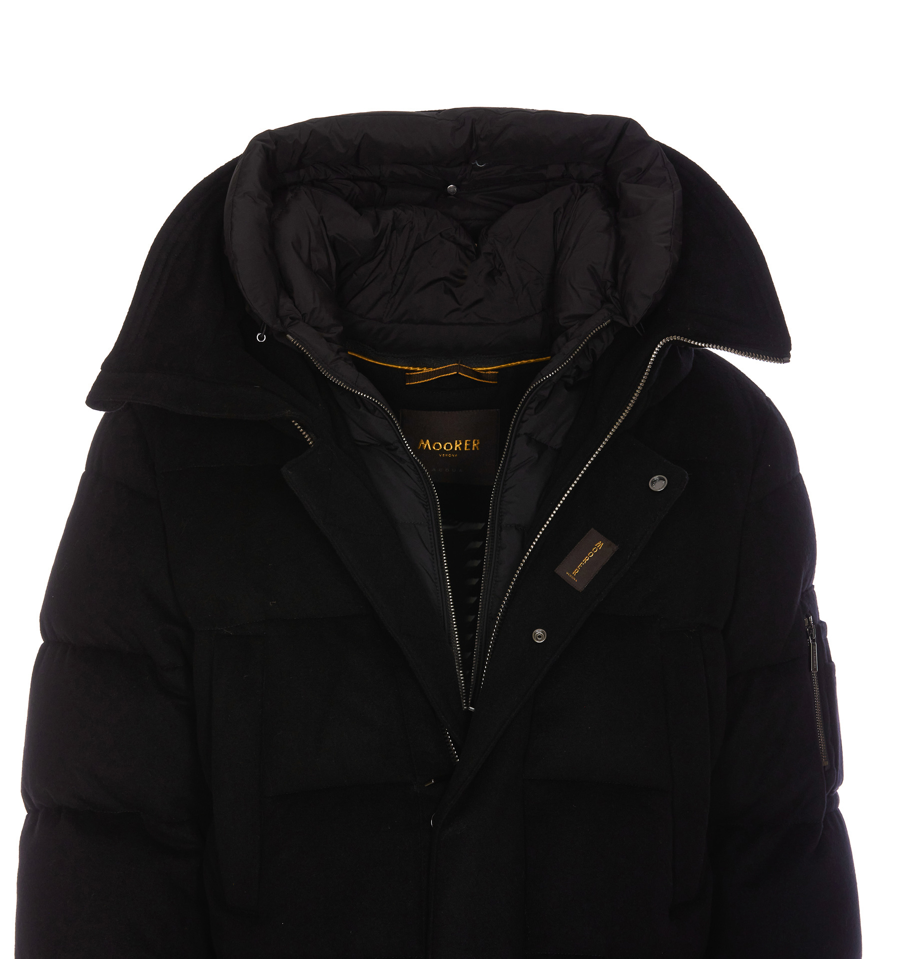 Moorer Davide Heavy Jacket In Black