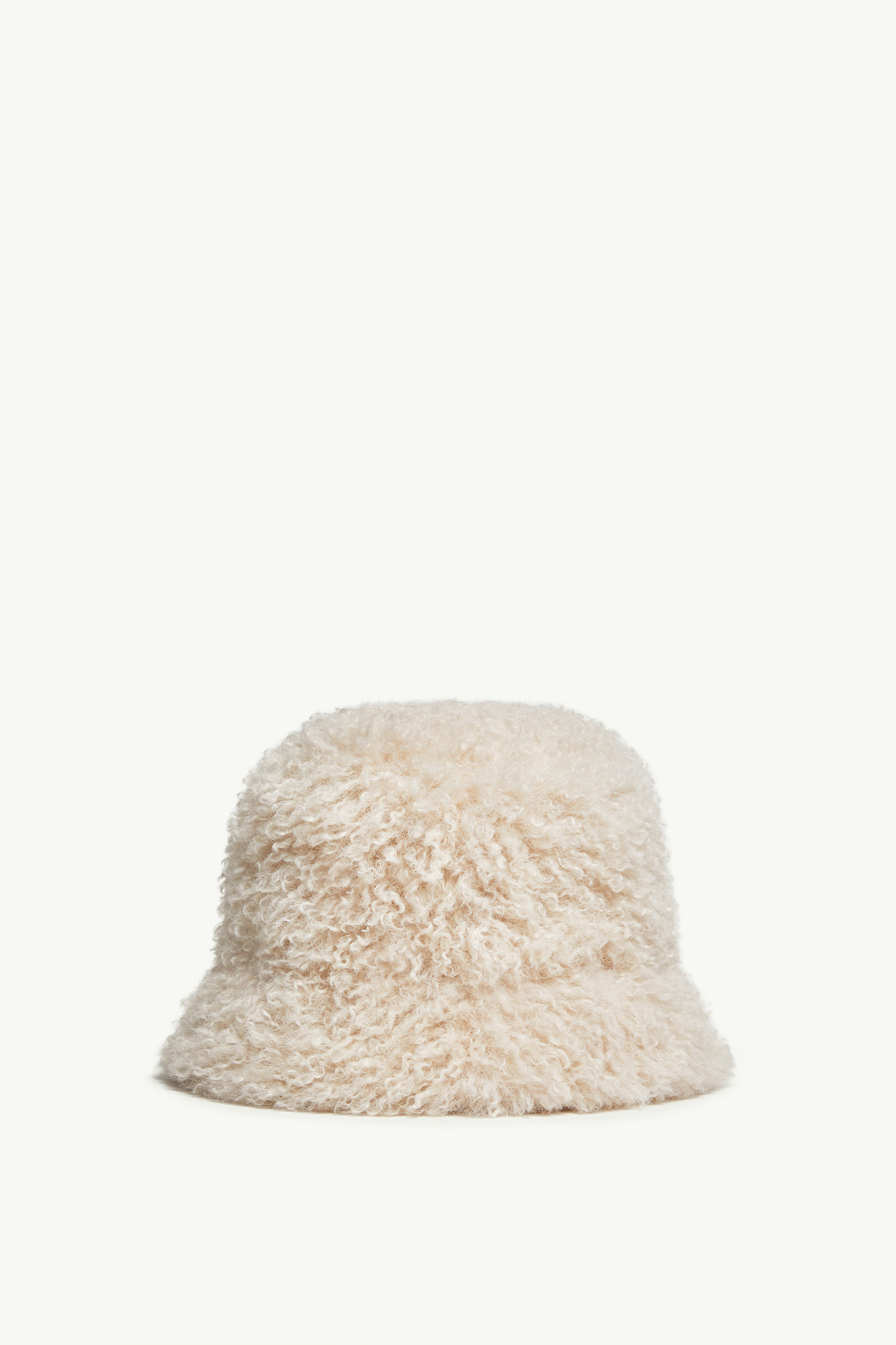 Moncler Teddy Cloth Bucket Hat In Neutral