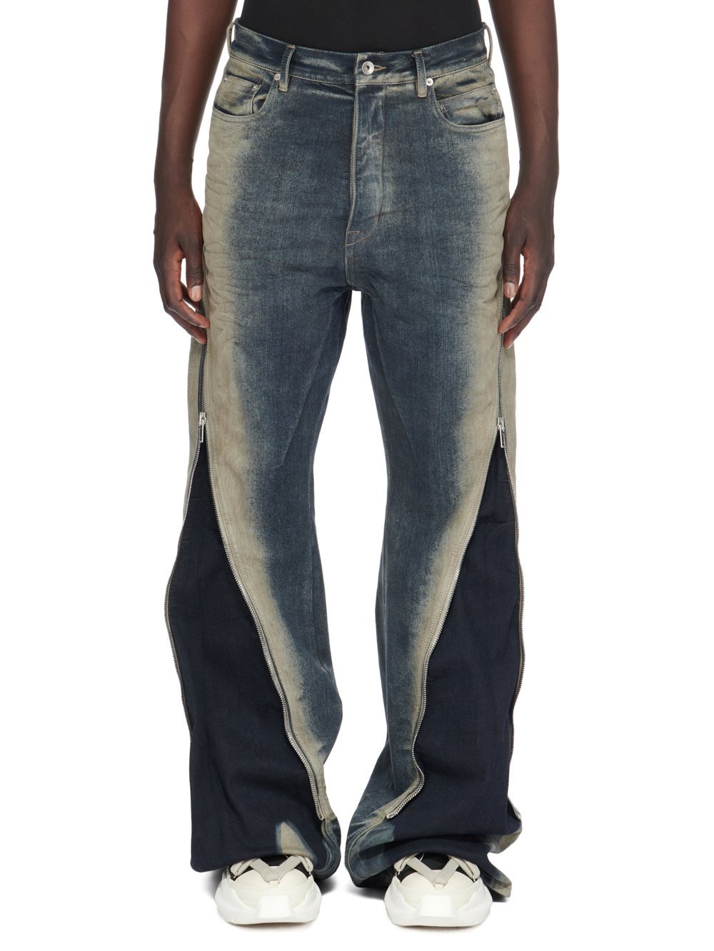 Rick Owens Drkshdw High-waisted Jeans In Black