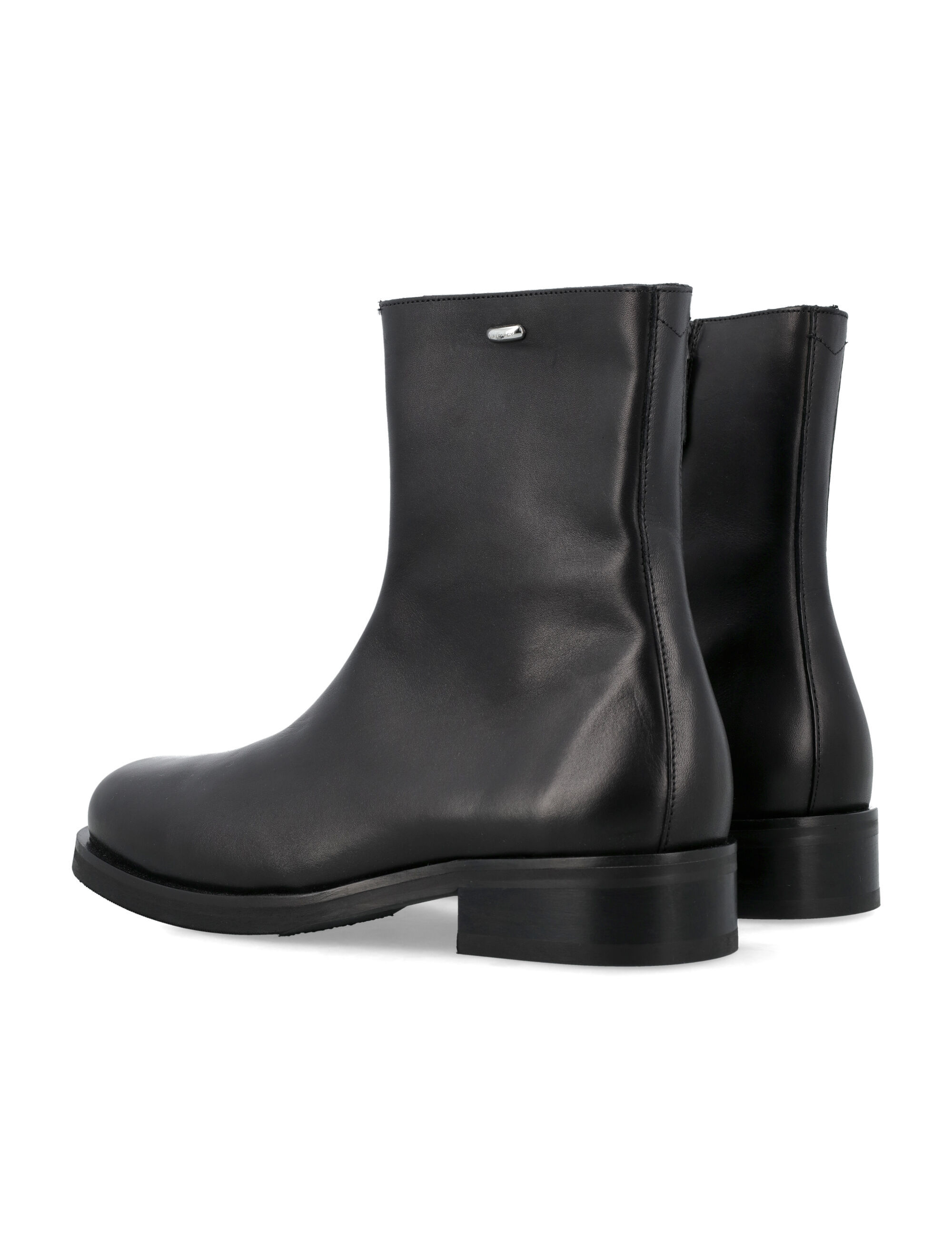 Our Legacy Round-head Short Boots In Black