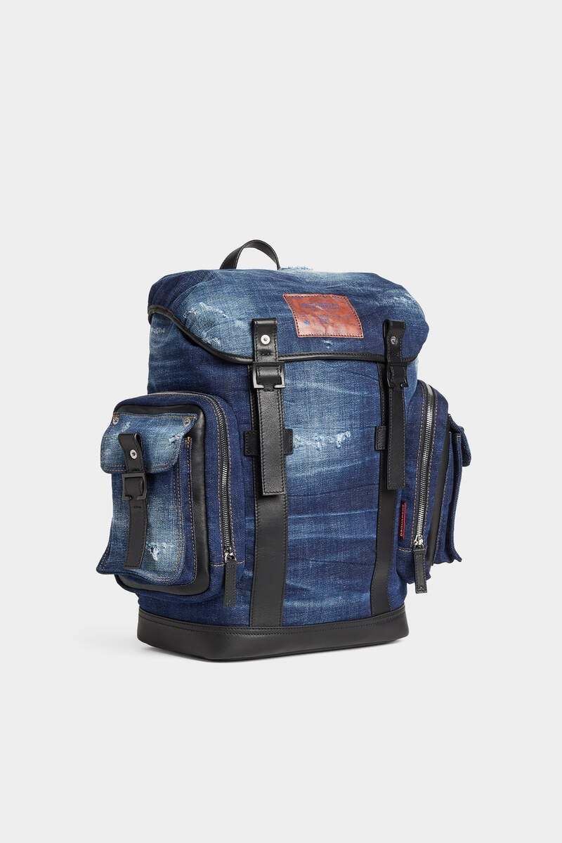 Dsquared2 Dsquared Denim Backpack In Blue
