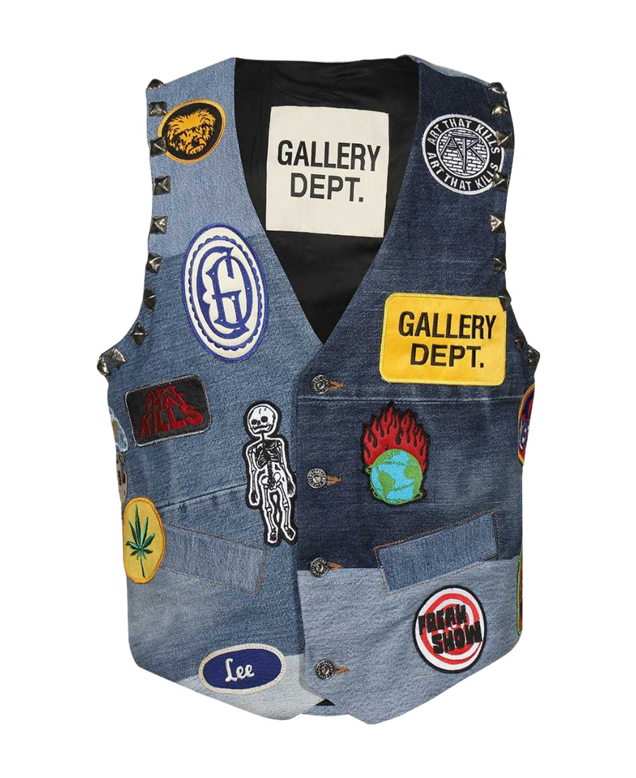 Gallery Dept. Single-breasted Vest In Blue