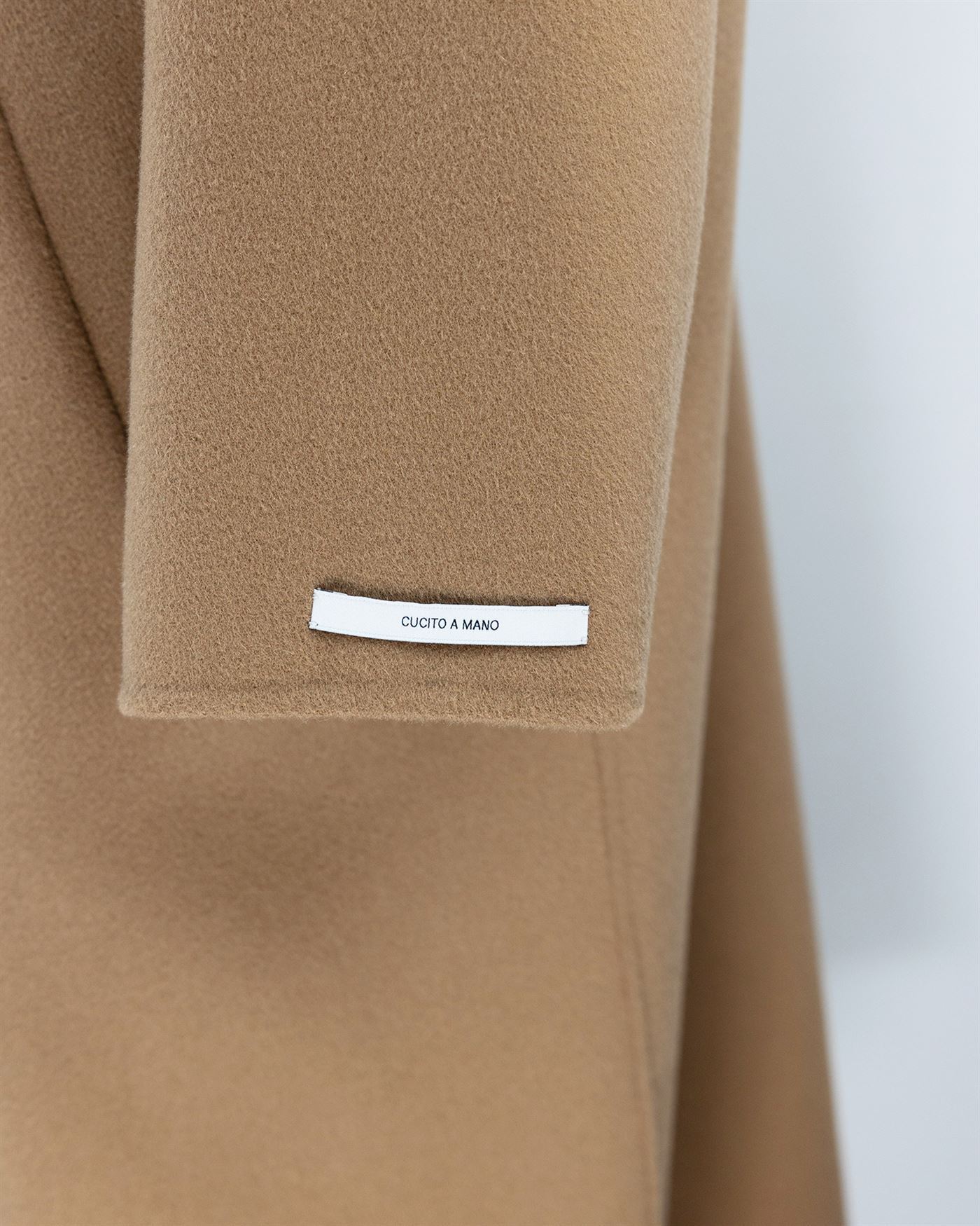 Sportmax Brown Wool Midi Coat In Brown