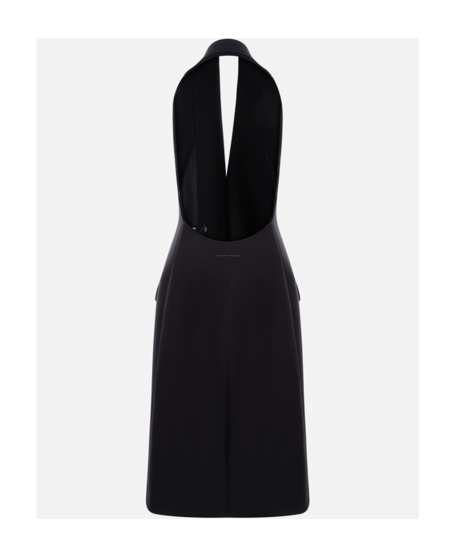 Mm6 Maison Margiela Tailored Sleeveless Coat In Black