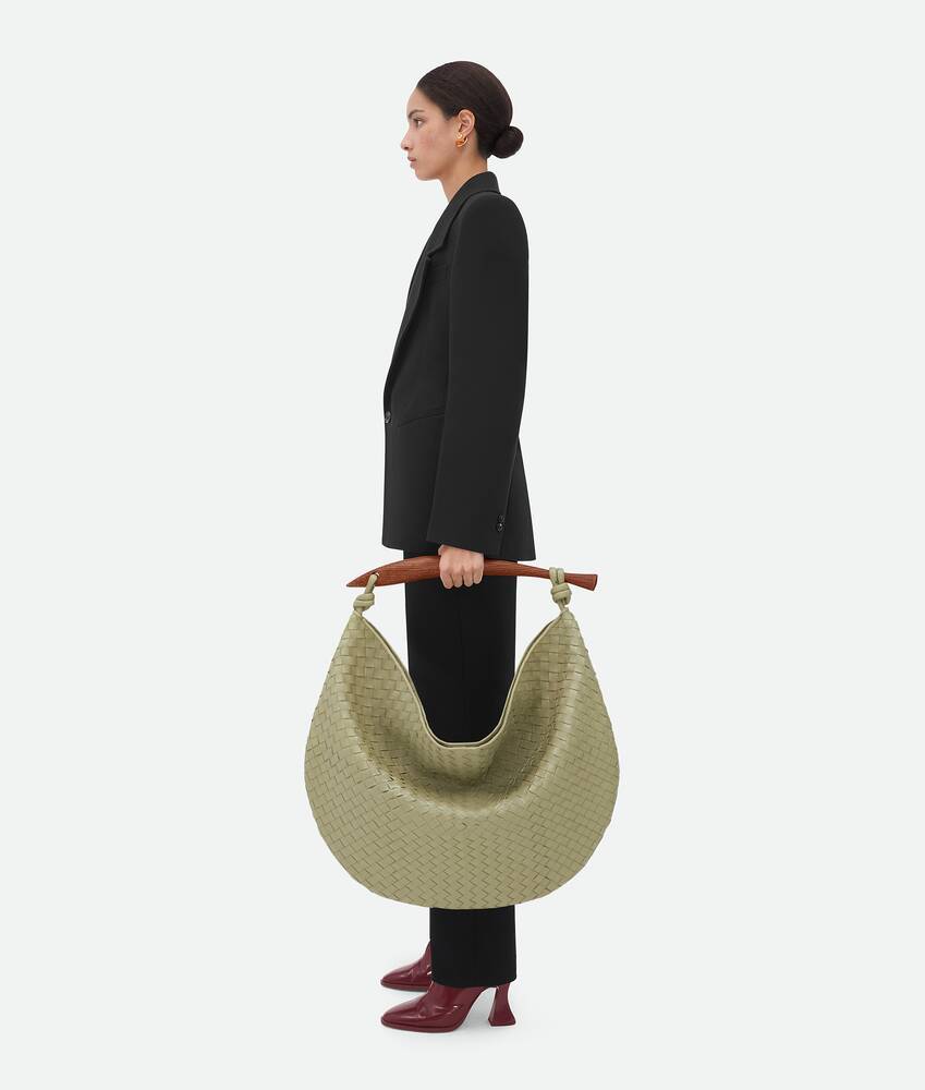 Bottega Veneta Large Numbered Handbag In Nude