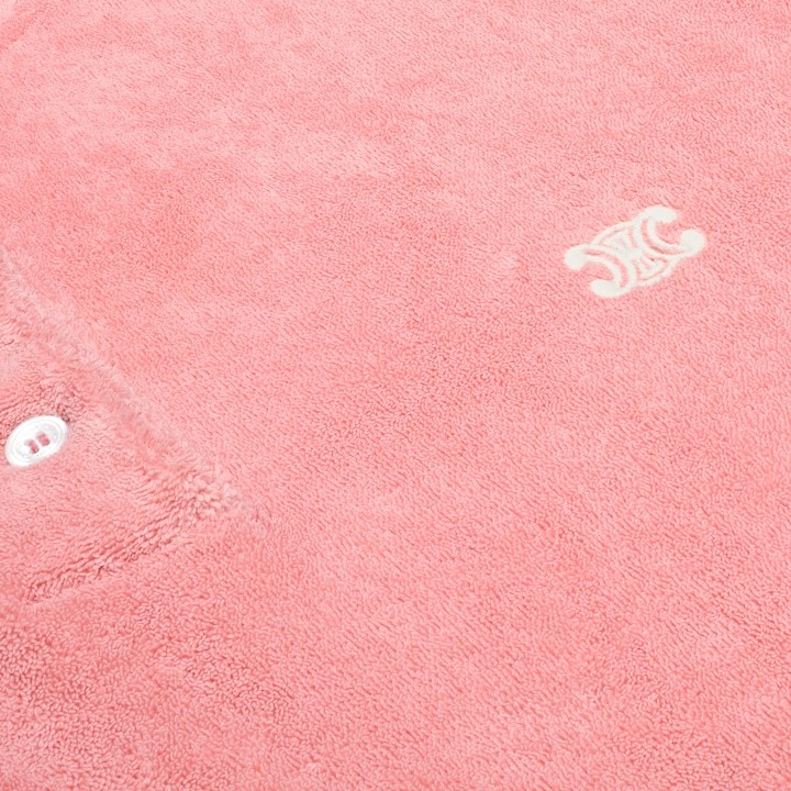 Celine Triomphe Polo In Terry Cotton