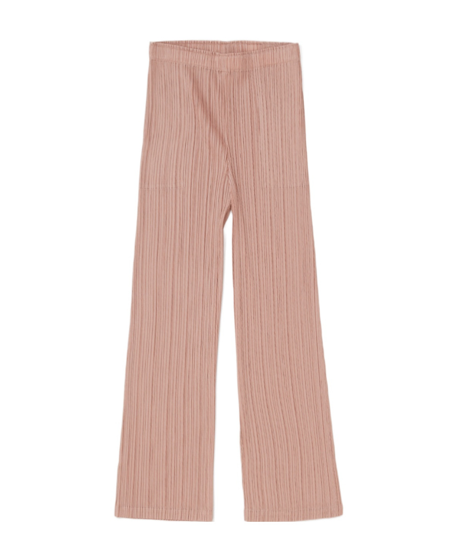 Issey Miyake Monthly Colours October Pleated Trousers In Nude