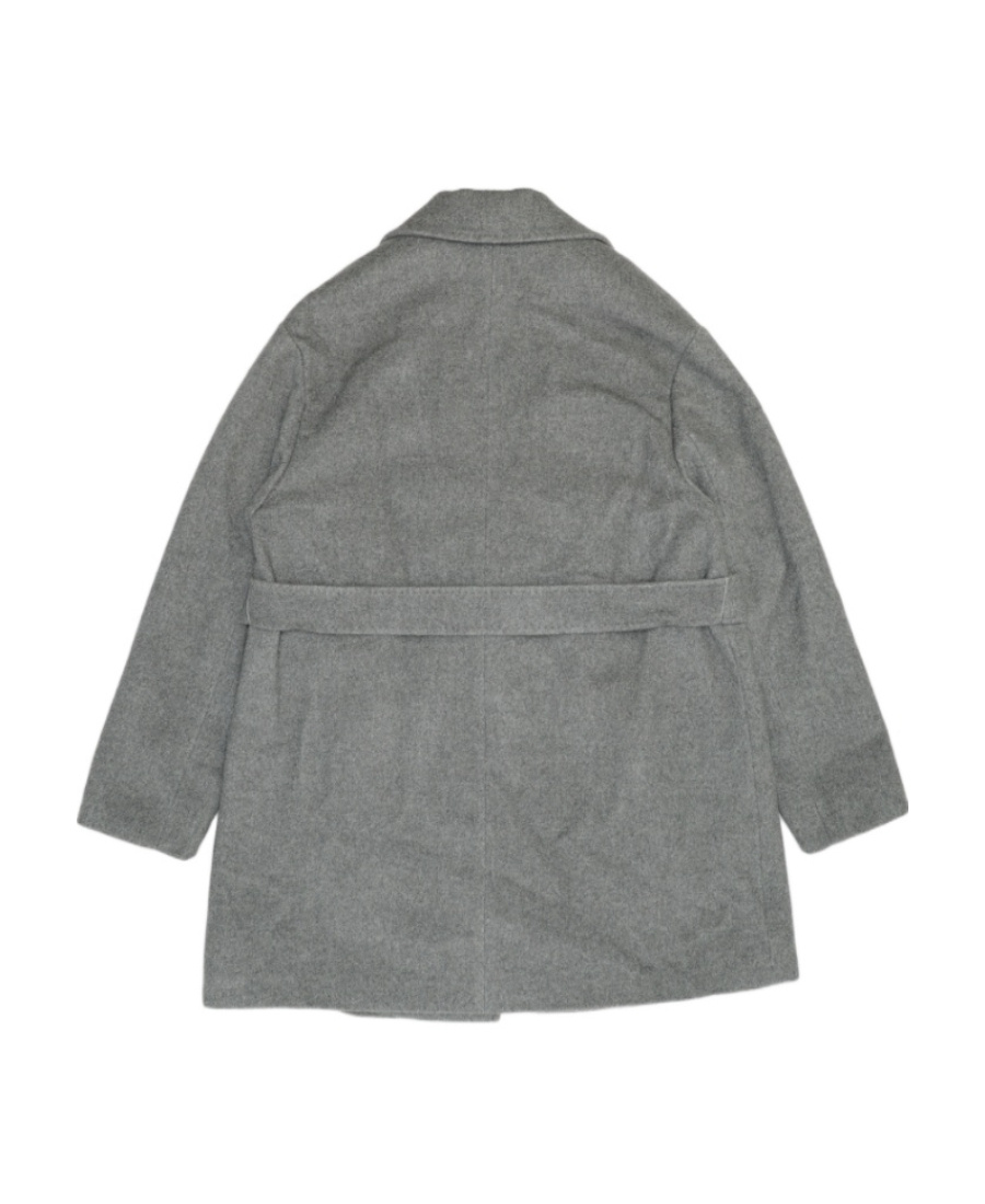 Max Mara Logo Waist Coat In Gray