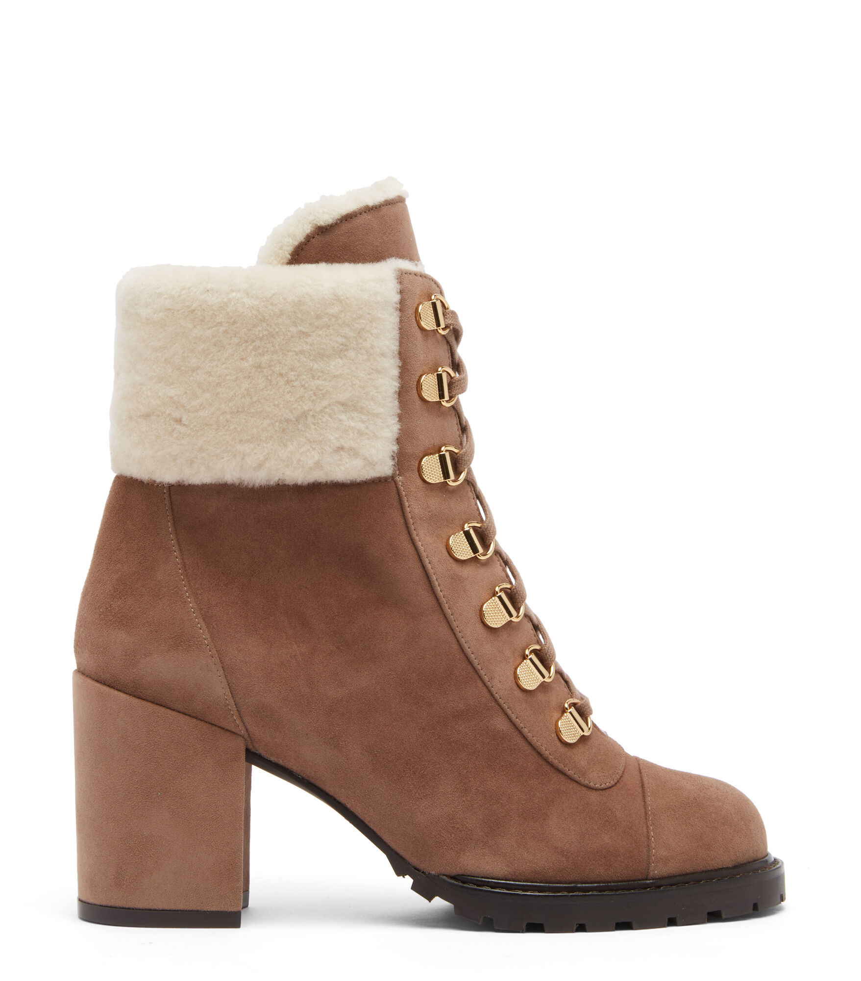 Stuart Weitzman 90mm Ankle Lace-up Fastening Boots In Brown