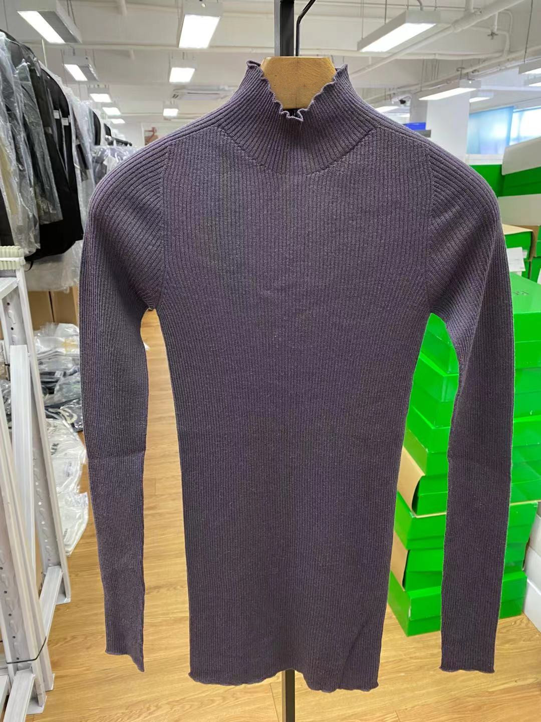 Rick Owens High-necked Slim Pullover In Black
