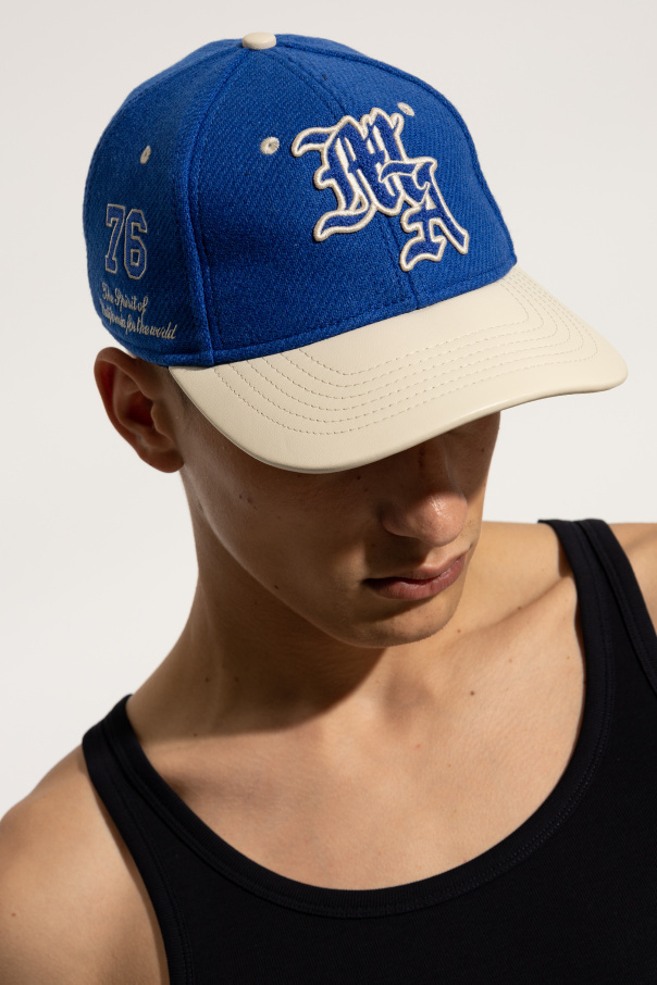 Amiri Ma Spirit Logo-embroidered Cap In Blue | ModeSens