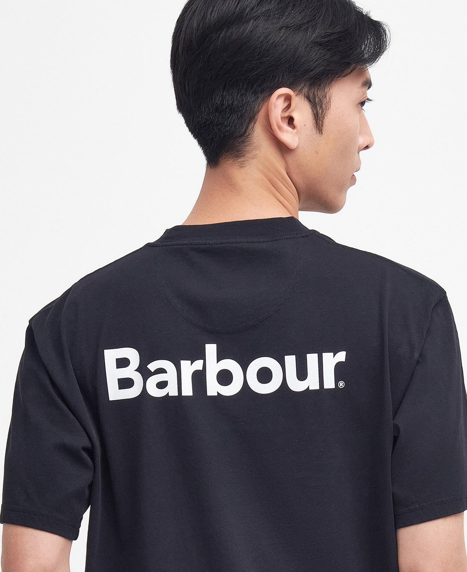 Shop Barbour Short-sleeved T-shirt In Black