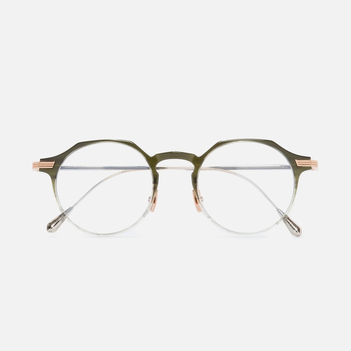 Cutler Gross Round Flat Mirror In Green