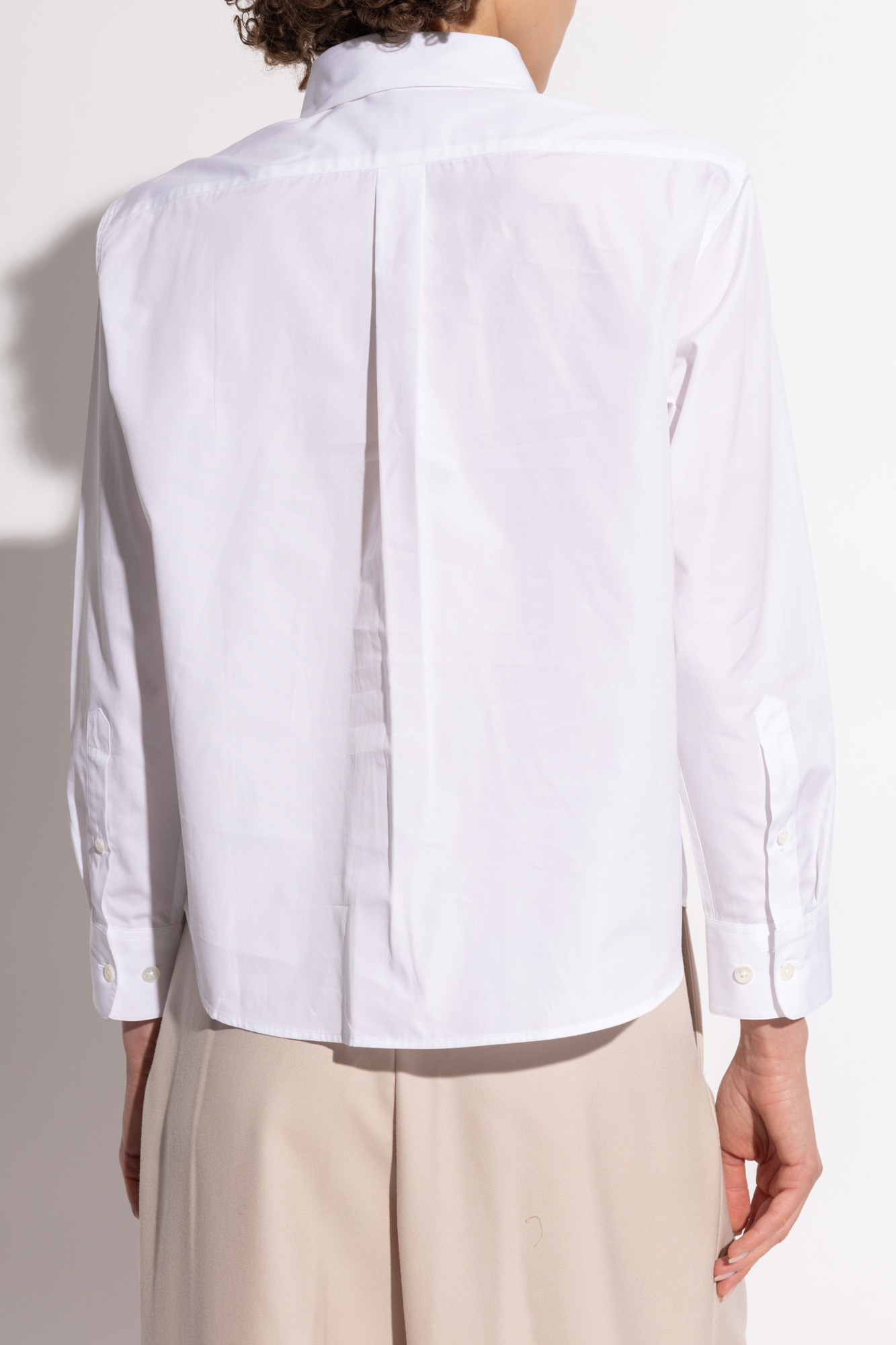 Dries Van Noten Long-sleeved Shirt In White