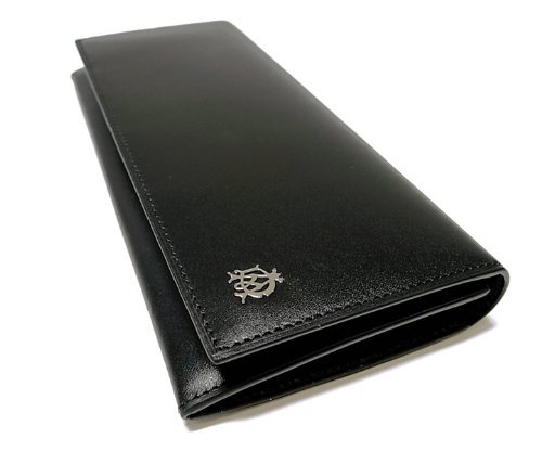 DUNHILL BLACK LOGO WALLET