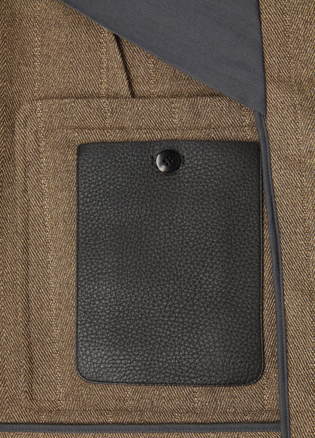 Loro Piana Vienna Long-sleeved Casual Jacket In Brown