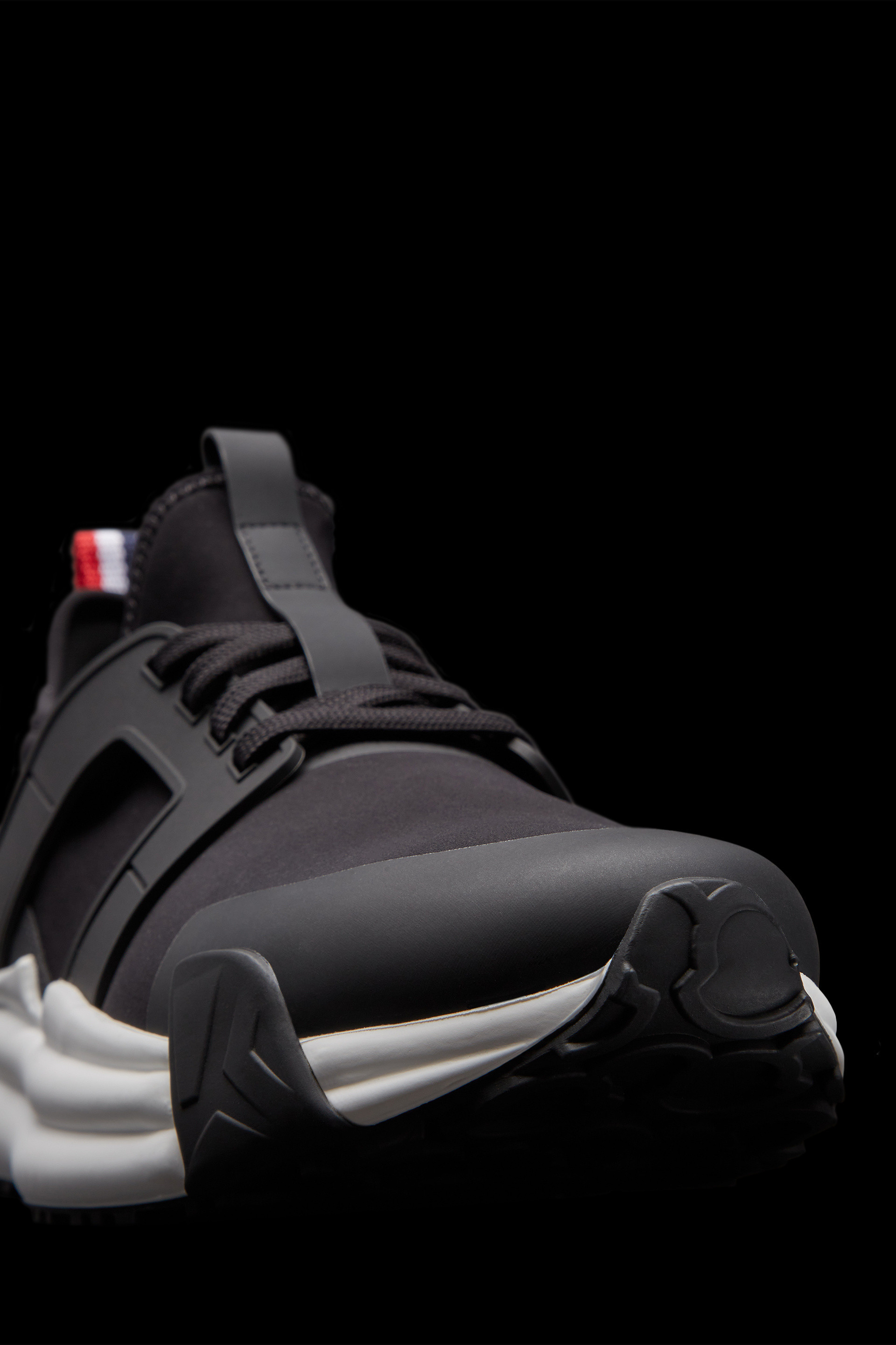 Moncler Lunarove Sneakers Black In Black