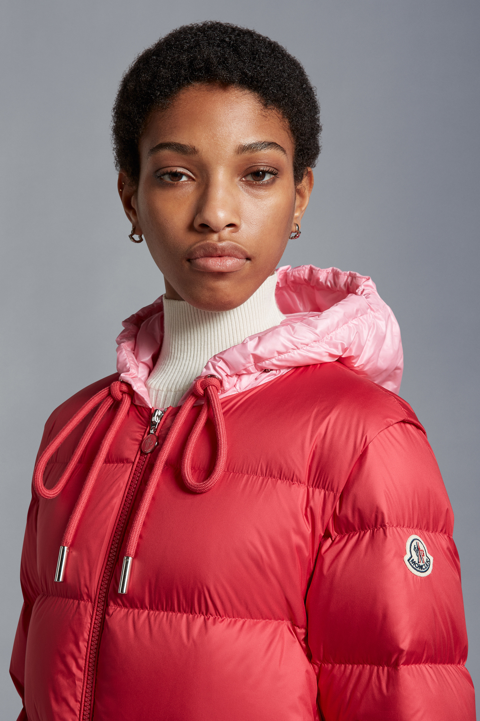 Moncler Droniers Down Jacket In Red