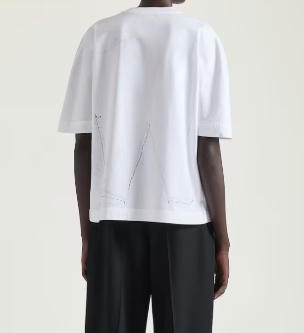 Givenchy Crew Neck Short-sleeved T-shirt In White