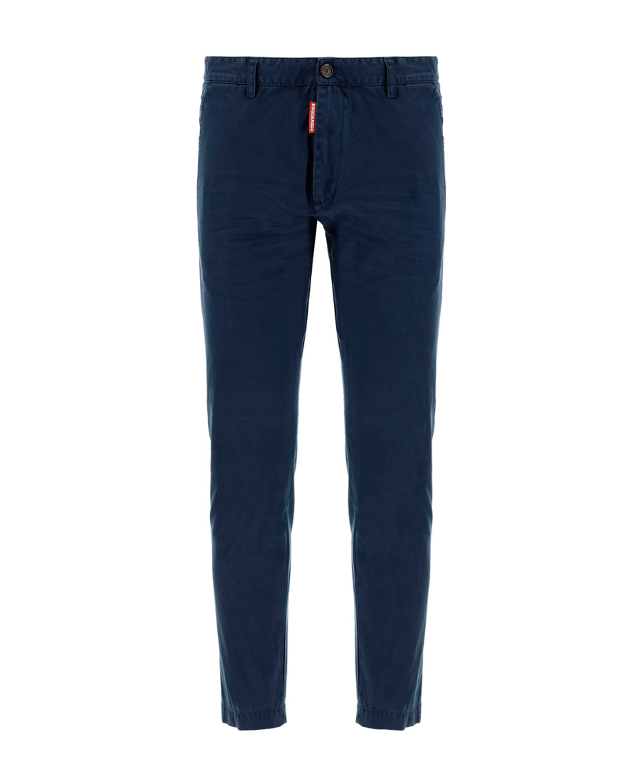 DSQUARED2 STRAIGHT LEG CROPPED CHINOS 