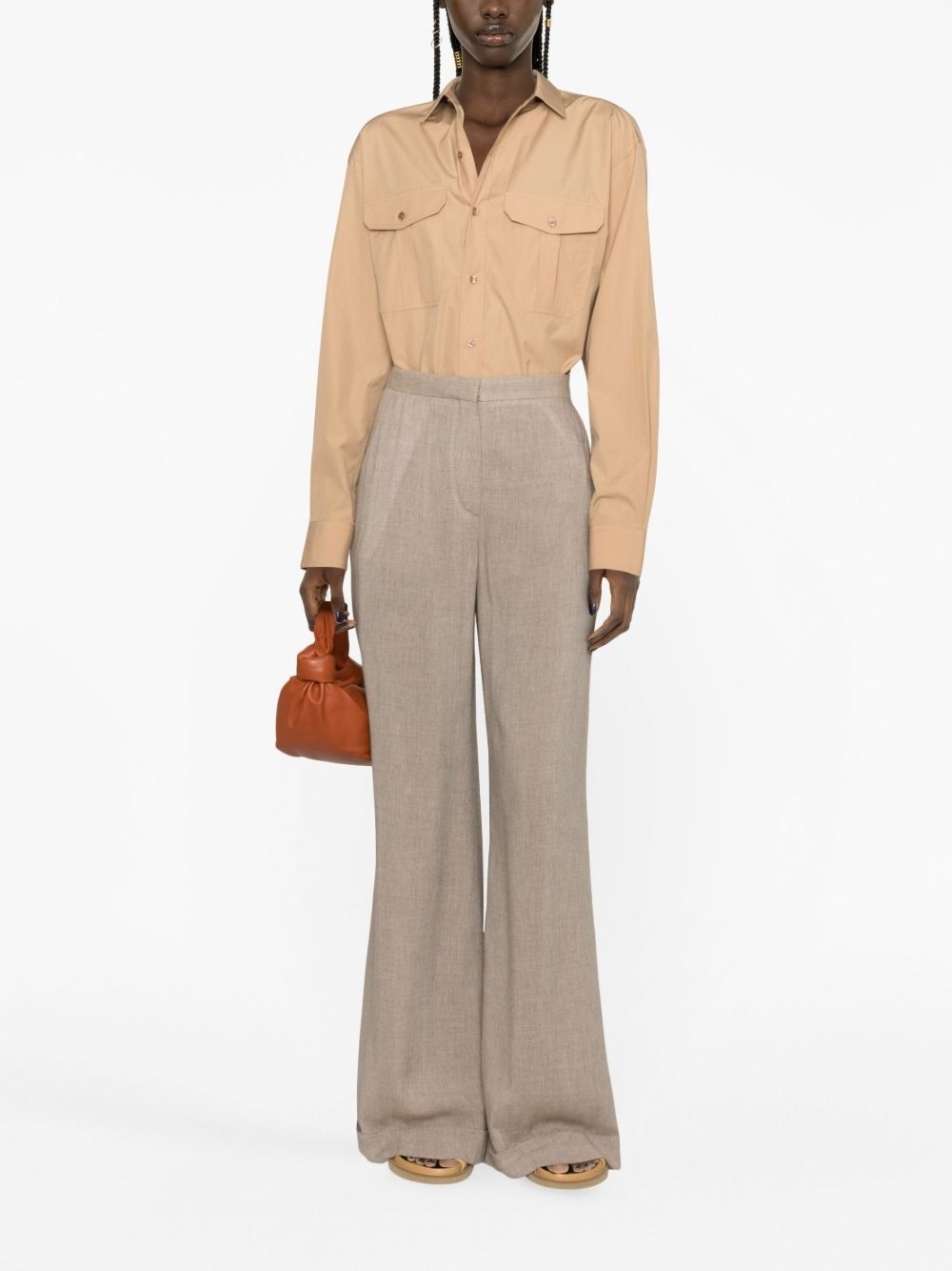 Wardrobe.nyc Oversize Shirt In Neutral